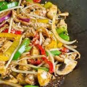 Wok de poulet