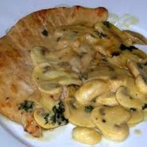escalope de veau au champignons