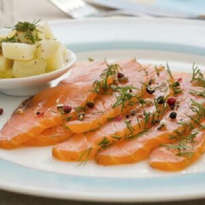 carpaccio de saumon