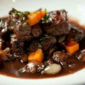 joue de porc au cidre